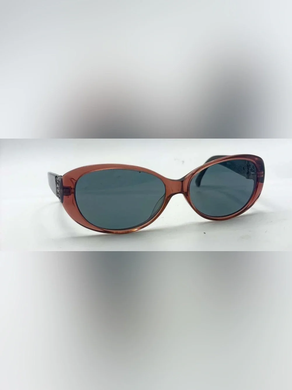 BCBGMaxAzria Brown Oval Sunglasses Frames Only